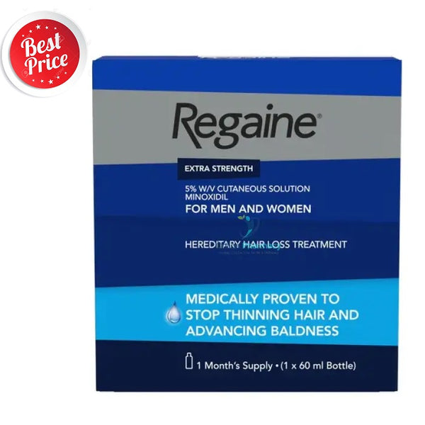 Regaine (minoxidil) 5% Solution For Men (1 Month Supply) - 60ml