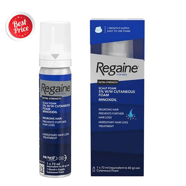 Regaine (minoxidil) 5% Foam For Men (1 month Supply) - 60g