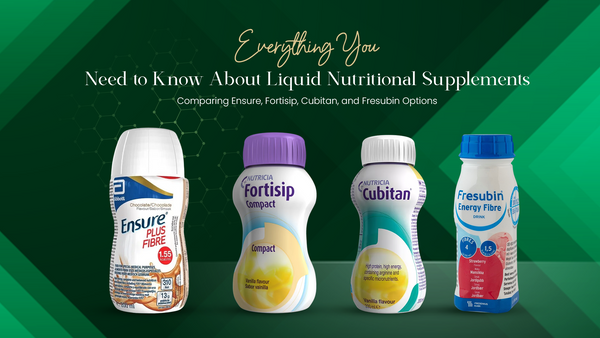 Comparing Top Nutritional Supplement Brands Ensure, Fortisip, Cubitan, and Fresubin Options