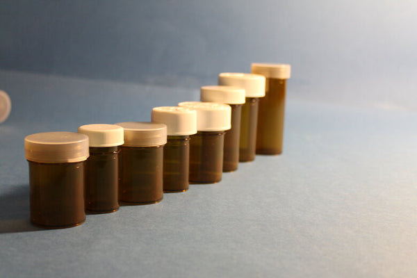 Brown Medicine Vials 20ml with Screw Cap - 1000 Pack