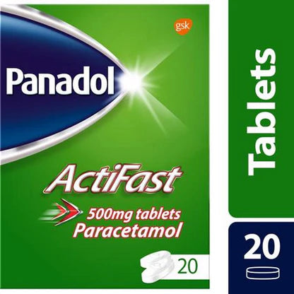 Panadol Actifast Tablets - 10/20 Pack