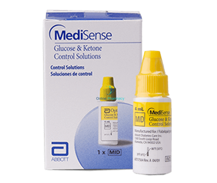 Abbott Glucose Meter Ketone Control Solution Medisense - Diabetes