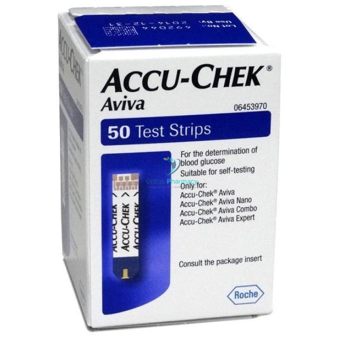 Accu-Chek Aviva (Blood Glucose Test Strips)- 50 Strips