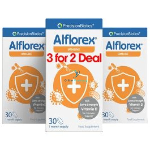 Alflorex Immune Tablets 3 Month Supply - X 30 Pack Probiotics & Digestive Health