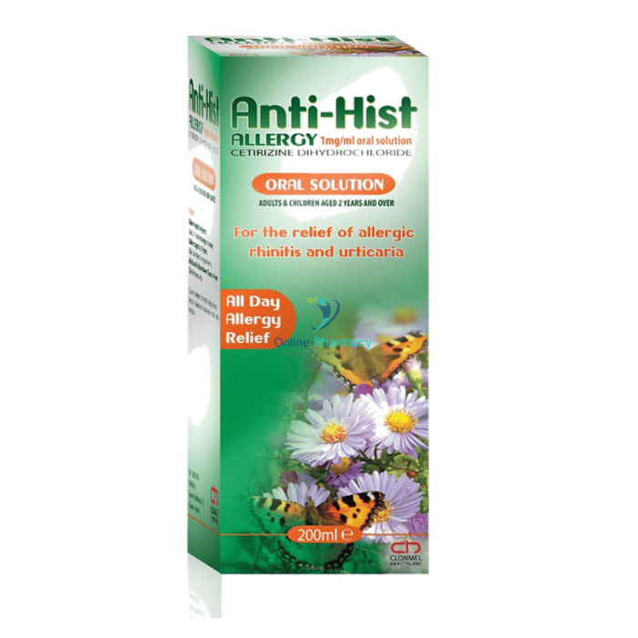 Anti - Hist Oral Solution - 200Ml Allergy & Hayfever