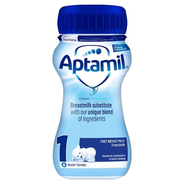 Aptamil First Infant Milk 0-12 Months  - 12 x 200ml