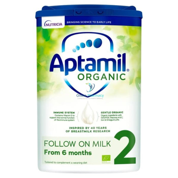 Aptamil Organic 2 Follow On Milk - 800g - OnlinePharmacy