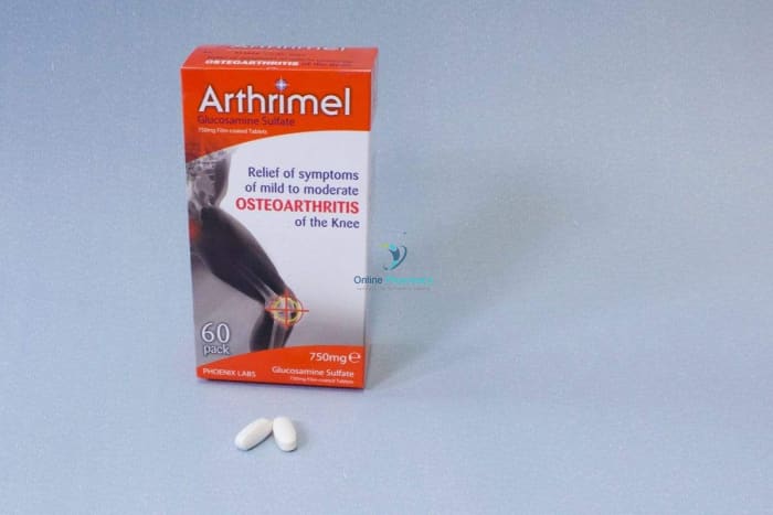 Arthrimel Glucosamine Sulfate Tablets 750Mg - Relieve Symptoms of Osteoarthritis - OnlinePharmacy