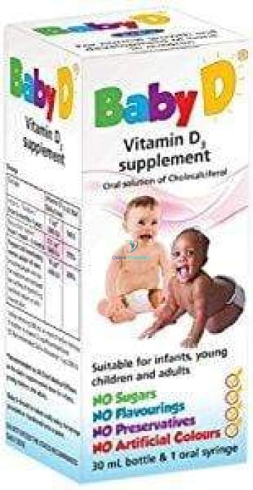 BabyD3 Vitamin D Drops - 30ml - OnlinePharmacy