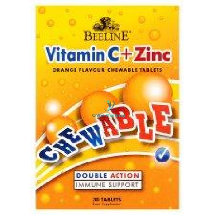 Beeline Chewable Vitamin C and Zinc - 30 Tablets