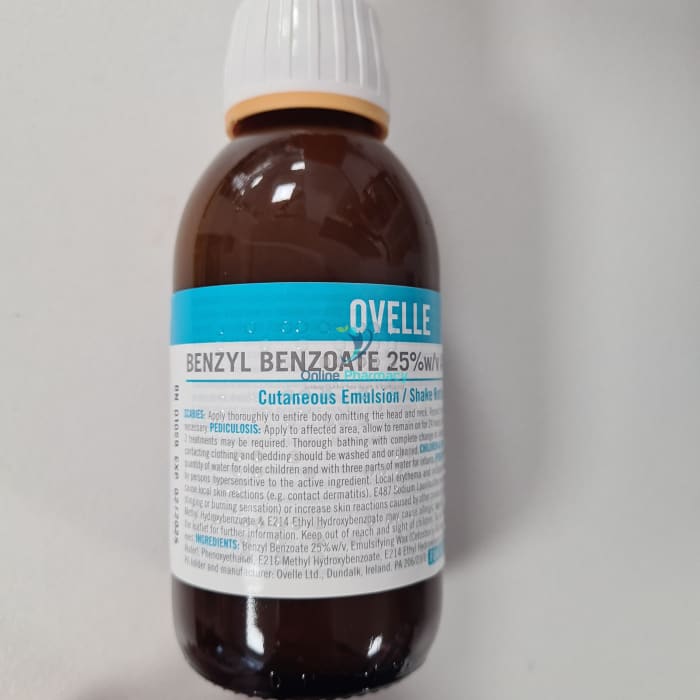 Benzyl Benzoate Emulsion - 150ml (Glass Bottle) - OnlinePharmacy