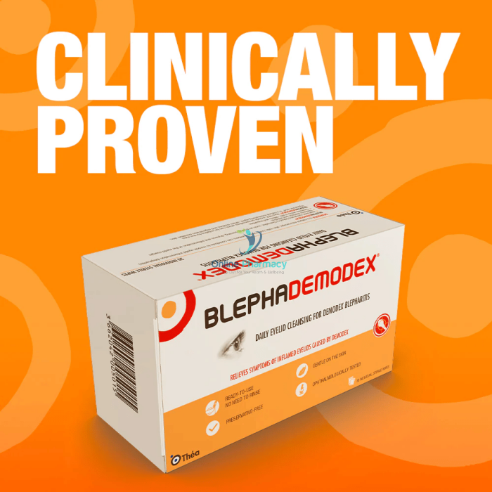 Blephademodex Sterile Wipes - 30 Pack Blepharitis & Eyelid Care