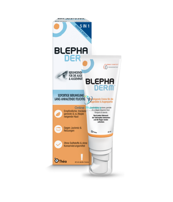 Blephaderm Soothing Cream For Eyelids Blepharitis & Eyelid Care