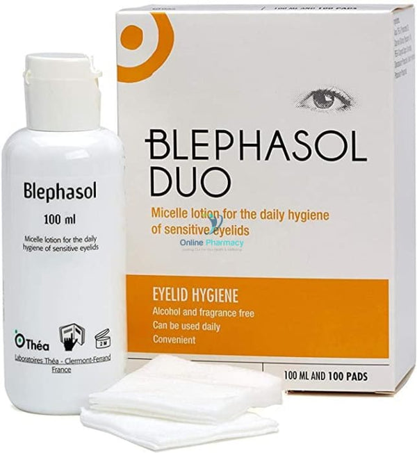 Blephasol Duo Micelle Eye Lotion 100ml and 100 Pads - OnlinePharmacy