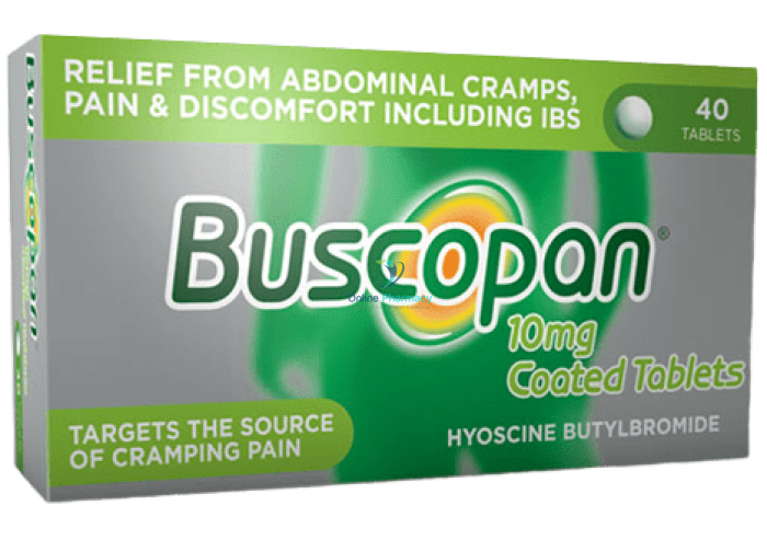 Buscopan Hyoscine 10mg Tablets - 20/40 Pack