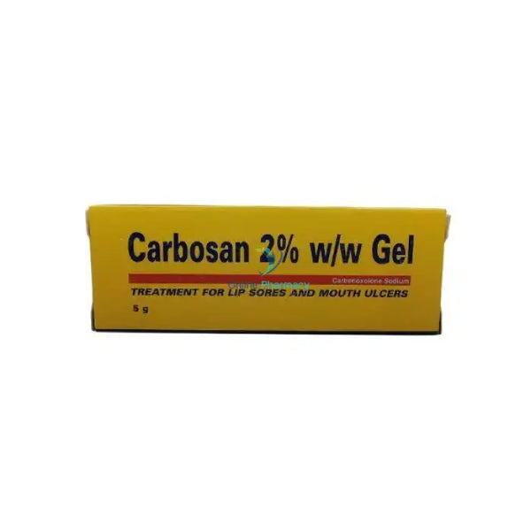 Carbosan 2% Gel For Lip Sores & Mouth Ulcers - 5g - OnlinePharmacy
