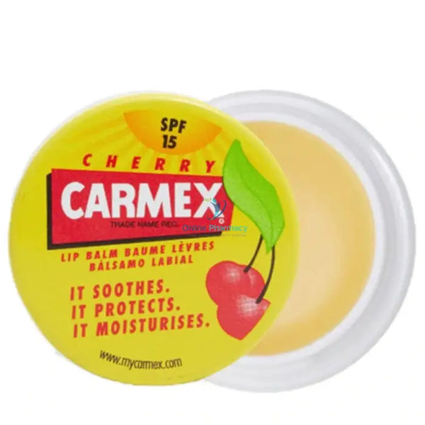 Carmex Lip Balm Cherry SPF15 Pot - 7.5g - OnlinePharmacy