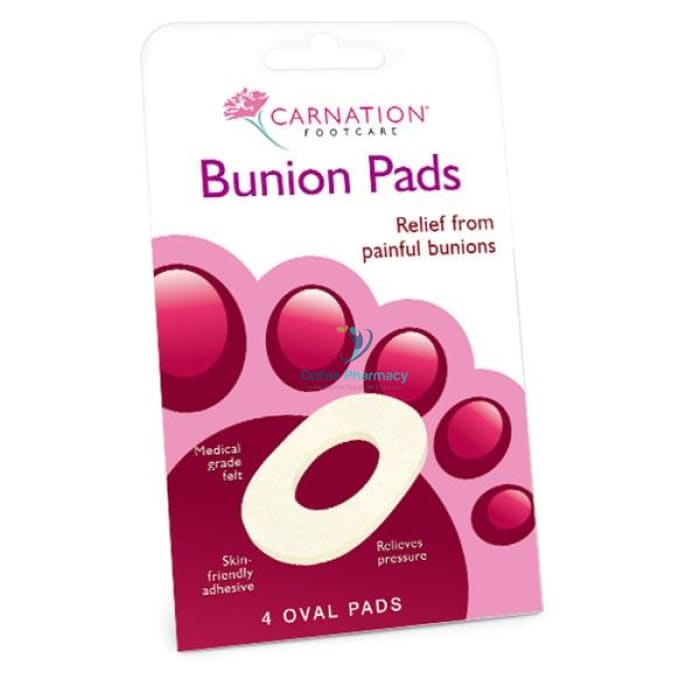 Carnation Bunion Pads - 4 Pads - OnlinePharmacy