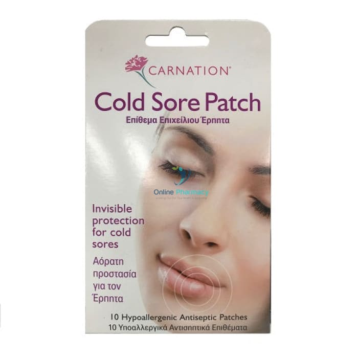 Carnation Cold Sore Patch - 10 Pack - OnlinePharmacy
