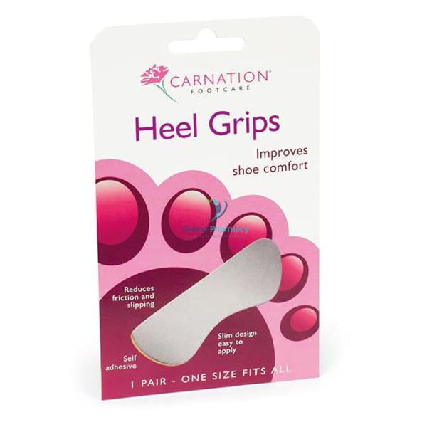 Carnation Heel Grips - 1 Pair - OnlinePharmacy