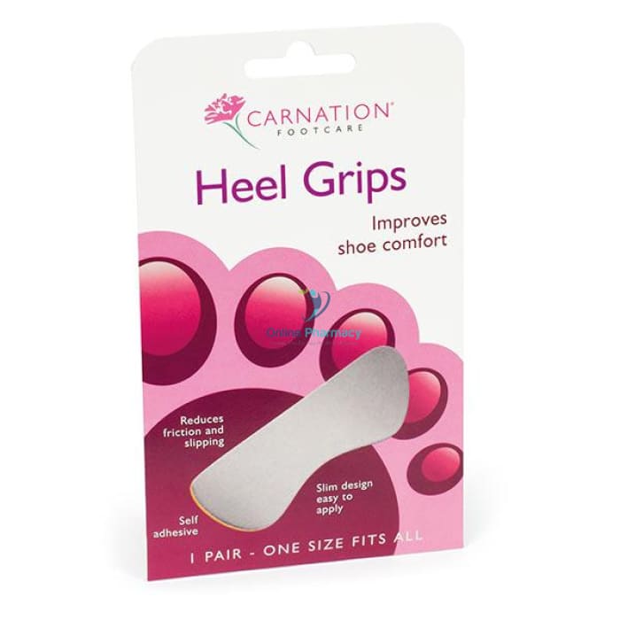 Carnation Heel Grips - 1 Pair