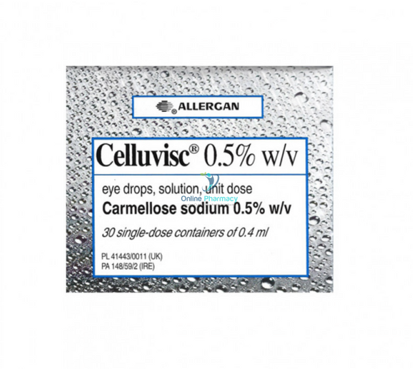 Celluvisc 0.5% Carmellose Eye Drops - 30 Doses Dry
