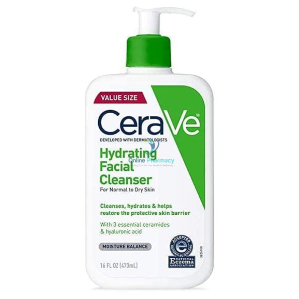 CeraVe Hydrating Cleanser - 236 / 473ml - OnlinePharmacy