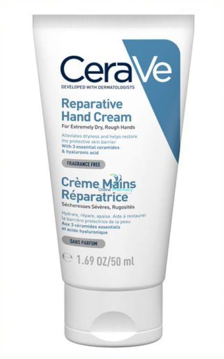 CeraVe Reparative Hand Cream - 50ml - OnlinePharmacy