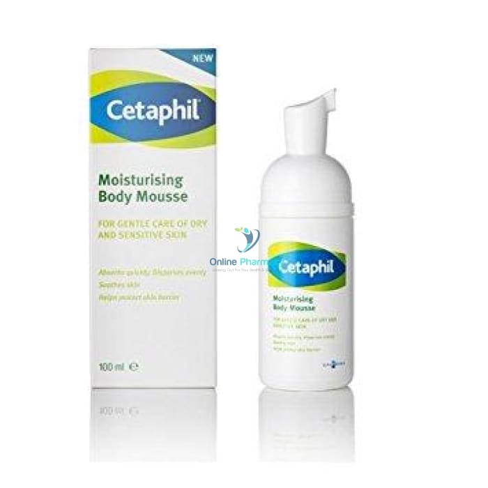 Cetaphil Moisturising Body Mousse- Skin Irritation & Dry Skin Relief - OnlinePharmacy