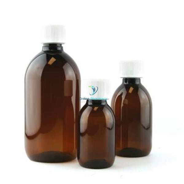 Child Resistant Glass Medicine Bottle 100ml - OnlinePharmacy