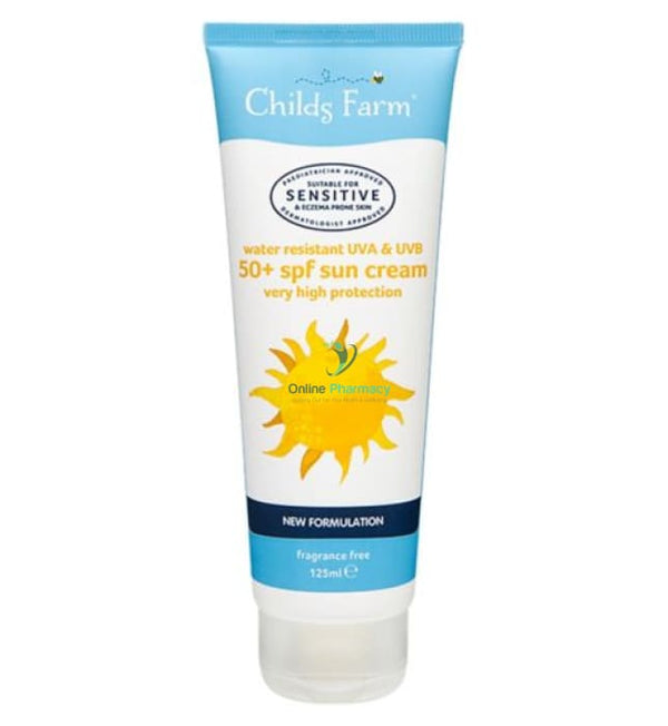Childs Farm Suncreen Cream 50+ - 125ml - OnlinePharmacy