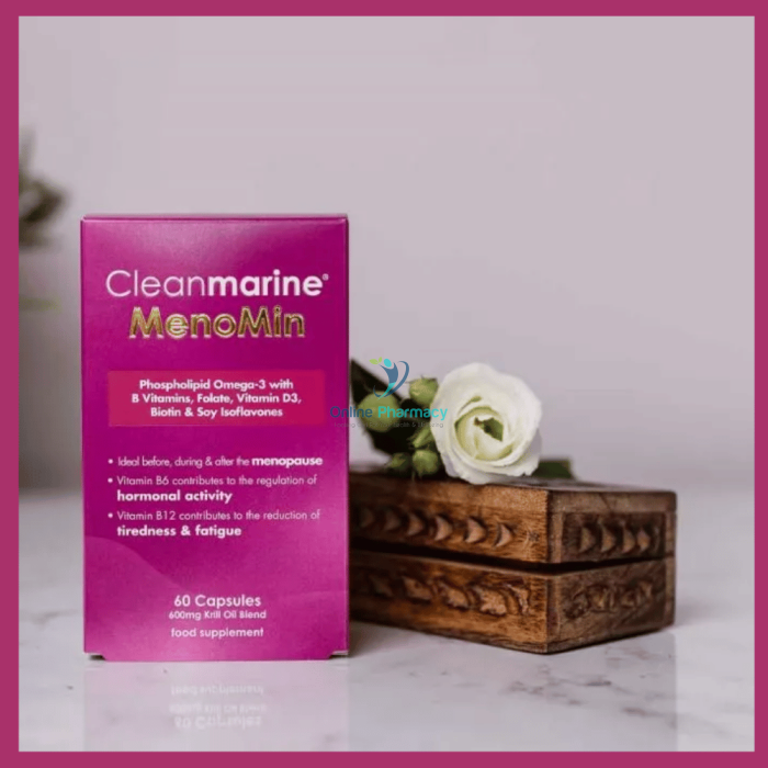 Cleanmarine Menomin For Menopause - 6 Month Supply