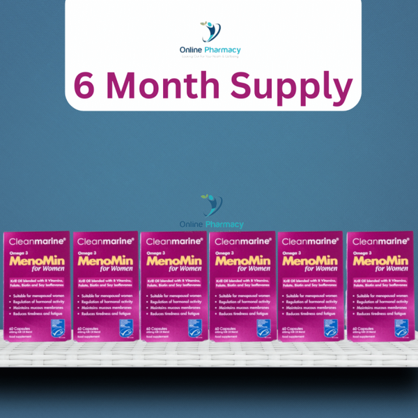 Cleanmarine MenoMin For Menopause - 6 month supply