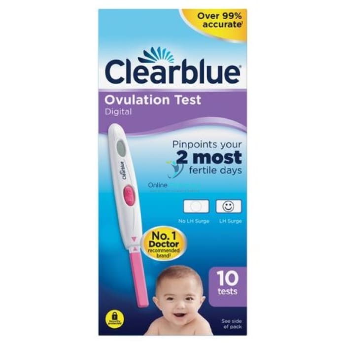 Clearblue Home Digital Ovulation Kit - 10 Pack