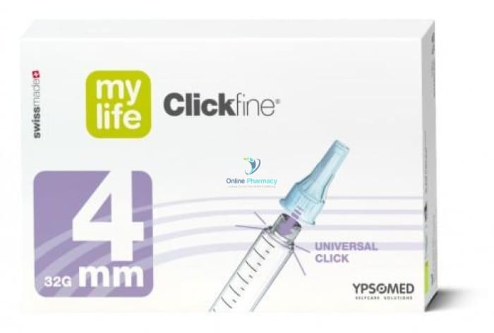 Clickfine Needles- Inject Insulin Easily To Manage Diabetes Symptoms - OnlinePharmacy