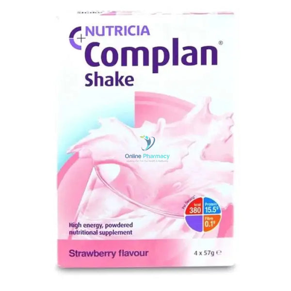 Complan Nutritional Shake Strawberry - 4 X 57G Nutrition Drinks & Shakes