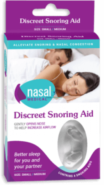 Discreet Snoring Aid - Alleviates Snoring + Nasal Congestion - OnlinePharmacy