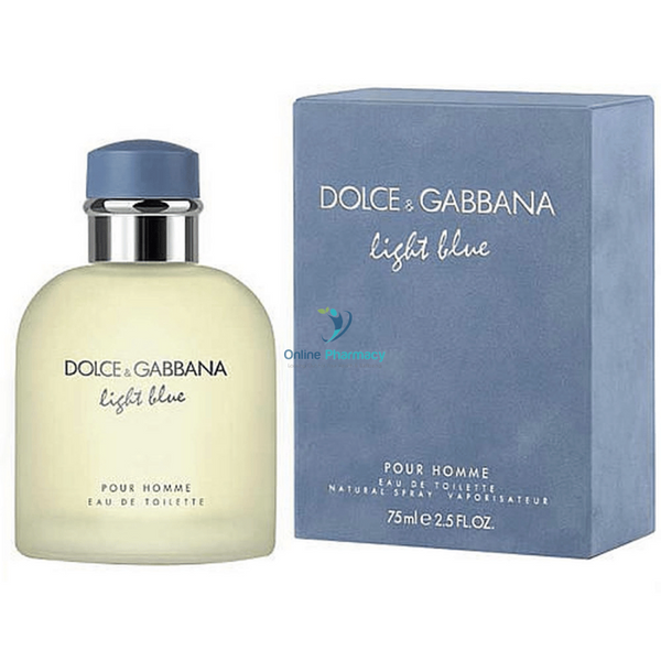 Dolce & Gabbana Light Blue Pour Homme Edt - 75Ml Perfume Cologne