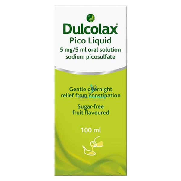 Dulcolax Pico Liquid 5Mg/5Ml Sodium Picosulfate - 100Ml/300Ml 100Ml Constipation