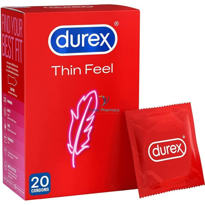 Durex Thin Feel Condoms - 20 Pack