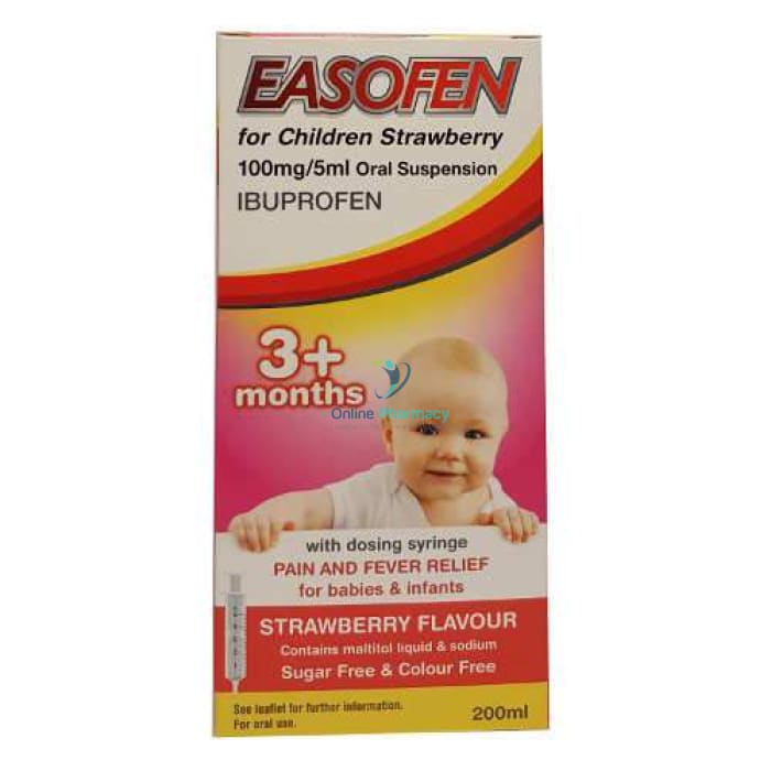 Easofen Oral Suspension 3mts+ - 200ml - OnlinePharmacy