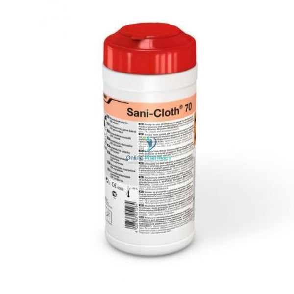 Ecolab Sani Cloth 70 - 6 x 200 Disinfectant Wipes - OnlinePharmacy