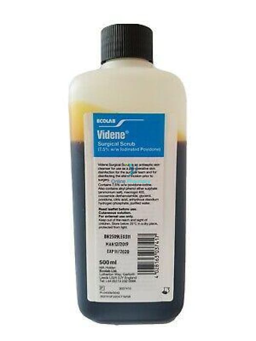 Ecolab Videne Iodine Surgical Scrub - 12 x 500ml