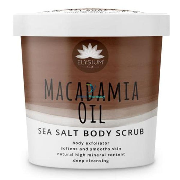 Elysium Spa Macadamia Sea Salt Body Scrub - 200g - OnlinePharmacy