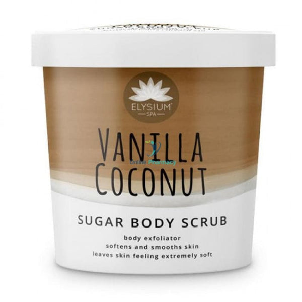 Elysium Spa Vanilla Coconut Sugar body Scrub - 200g - OnlinePharmacy