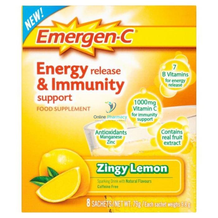 Emergen-C Zingy Lemon - 8 Sachets