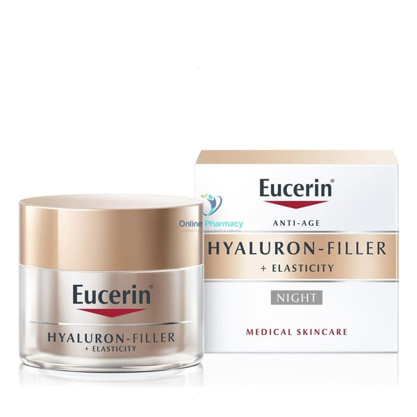 Eucerin Hyaluron Filler + Elasticity Night Cream - 50ml - OnlinePharmacy