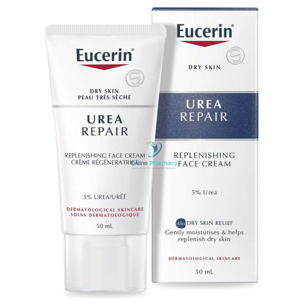 Eucerin Urea Repair Face Cream 5% Urea - 50ml - OnlinePharmacy