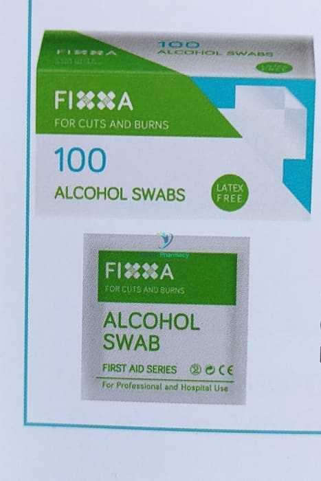 Fixxa Alcohol Swabs - 100 x Pack - OnlinePharmacy