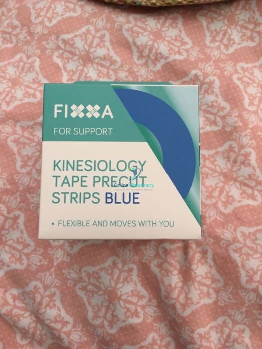 Fixxa Kinesiology Tape Precut Strips - Blue - OnlinePharmacy
